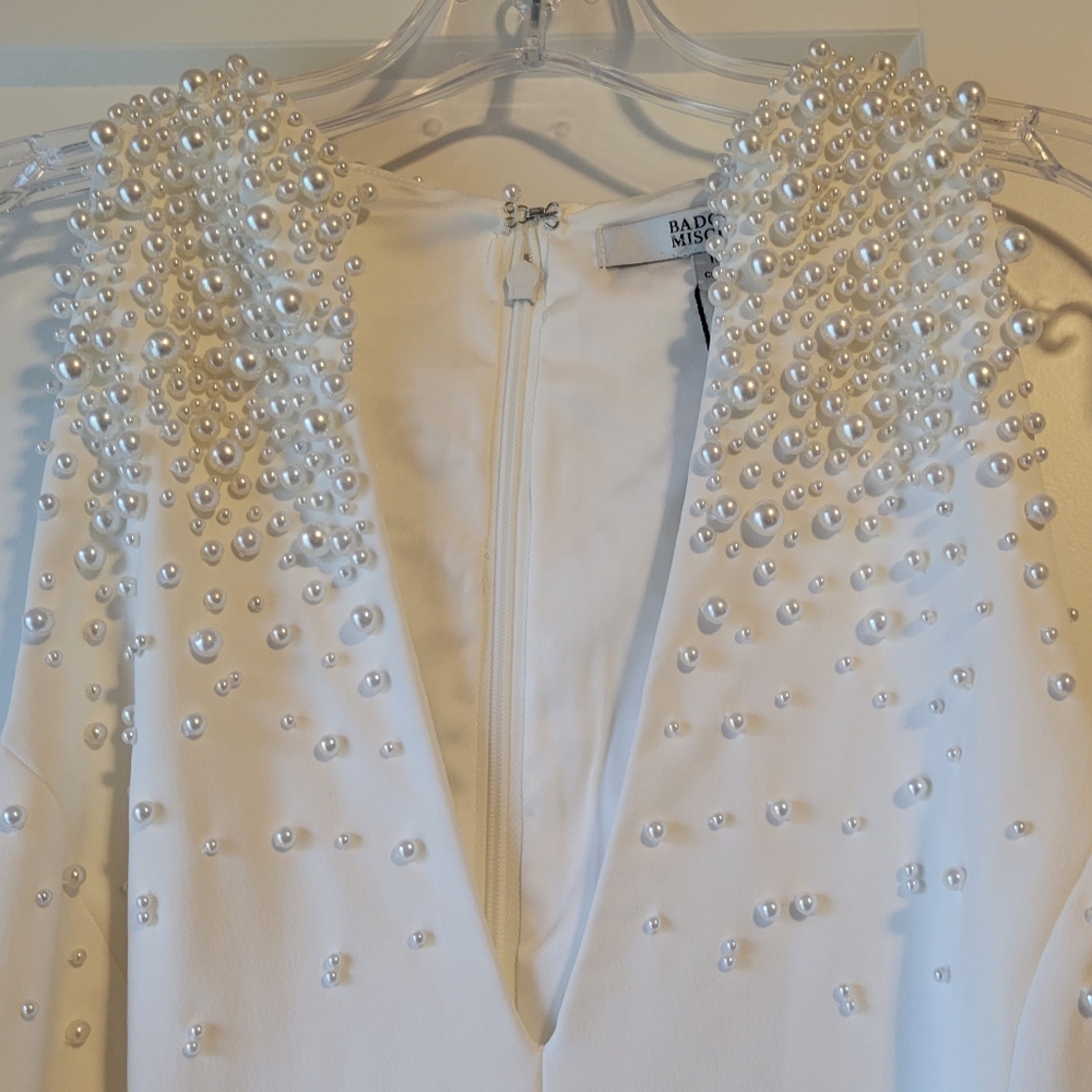 Badgley Mischka Pearl dress